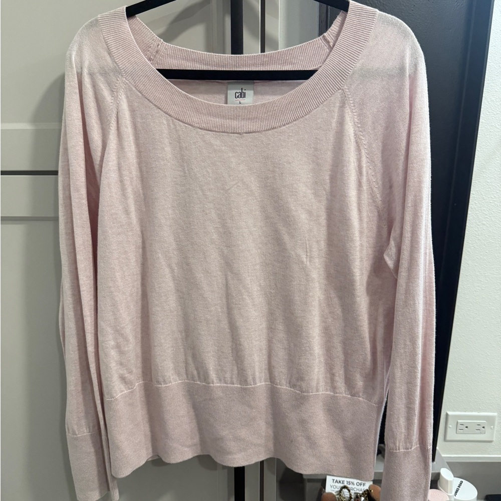 CAbi Blush Knit Top
